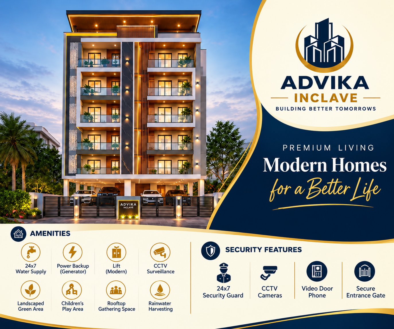 Advika Inclave is a premium residential project by DigiHousing