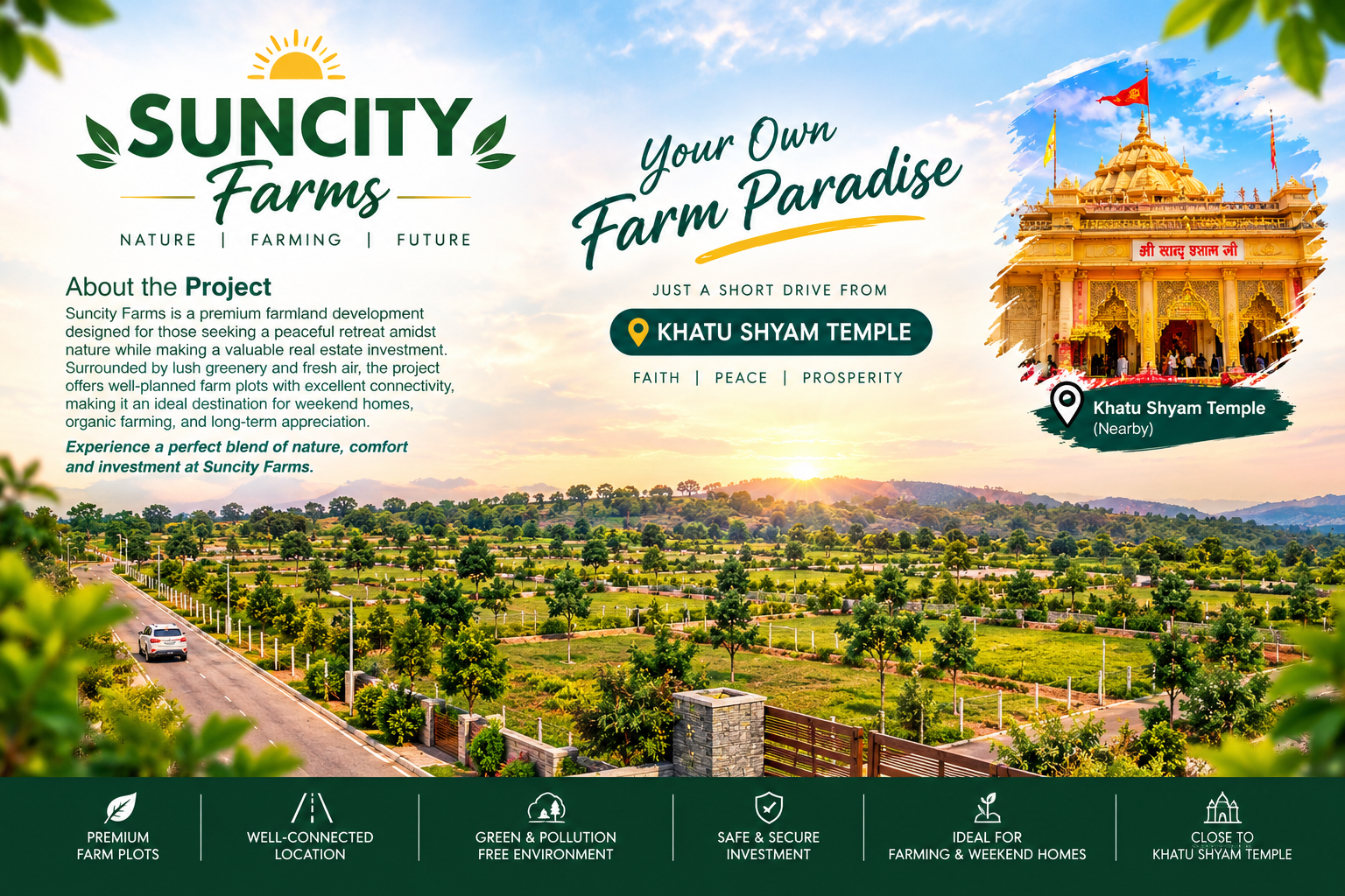 Suncity Farms – Scenic Surroundings